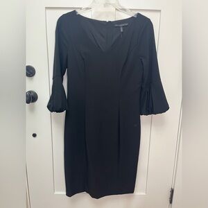 White House Black Market Elegant Black Cocktail Dress